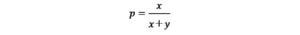 課税売上割合ｐの算式