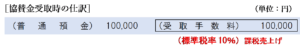 協賛金受取時の仕訳