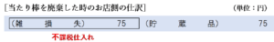 当たり棒を廃棄した時のお店側の仕訳