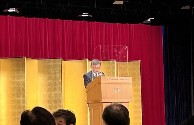 日税連会長 神津信一先生のスピーチ
